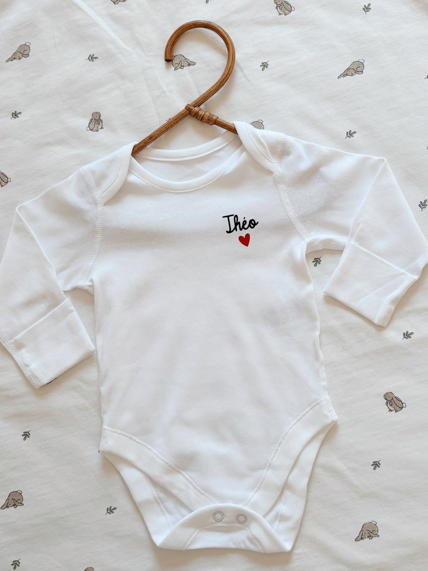 Body bébé personnalisé à manches longues