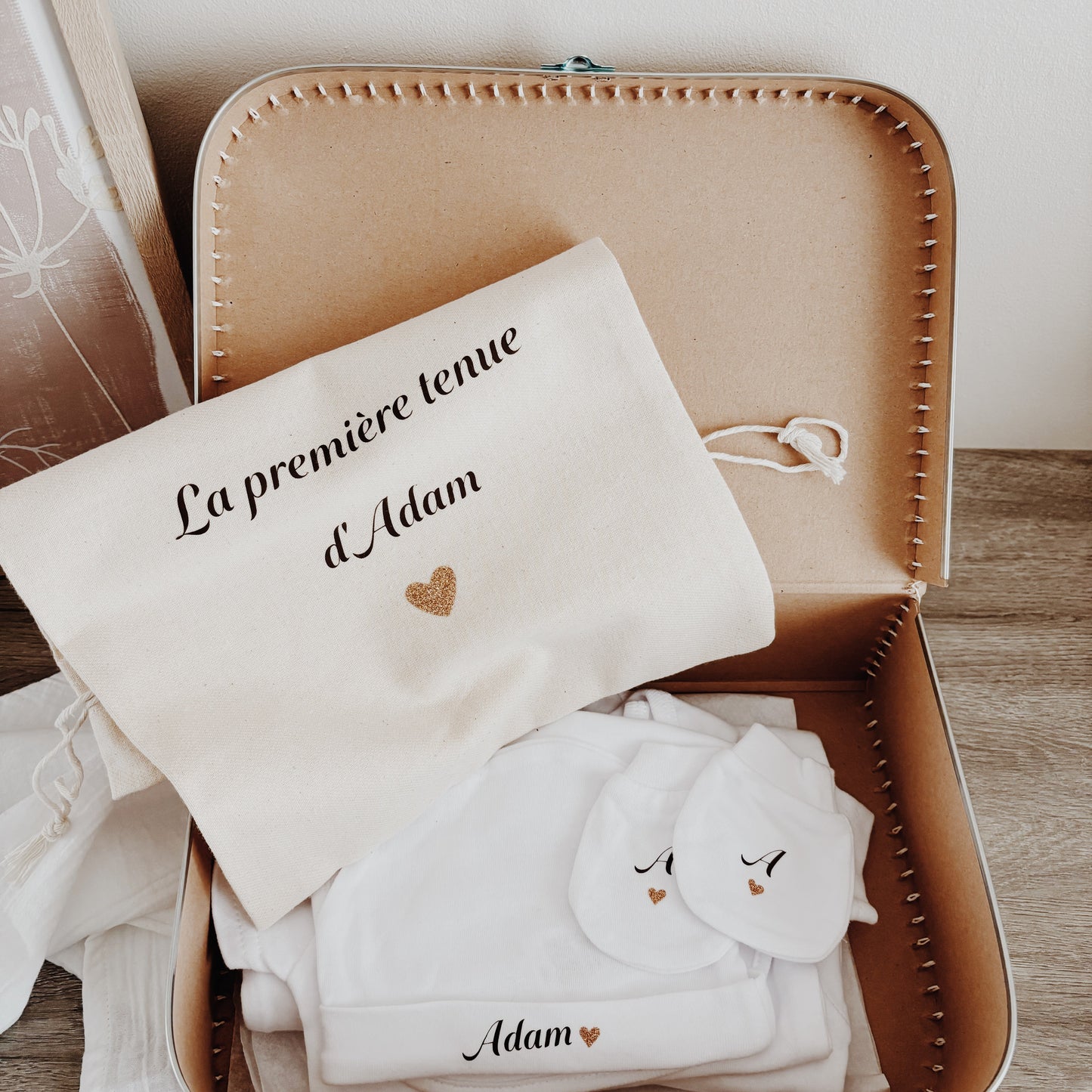 Valisette naissance à personnaliser