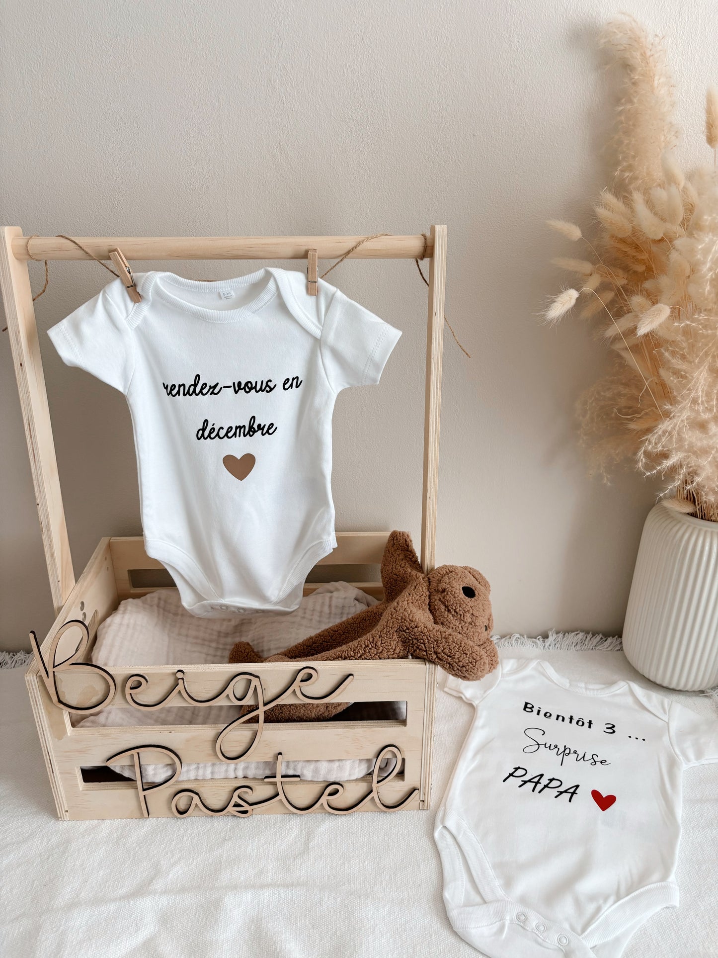 Body bébé personnalisé à manches courtes