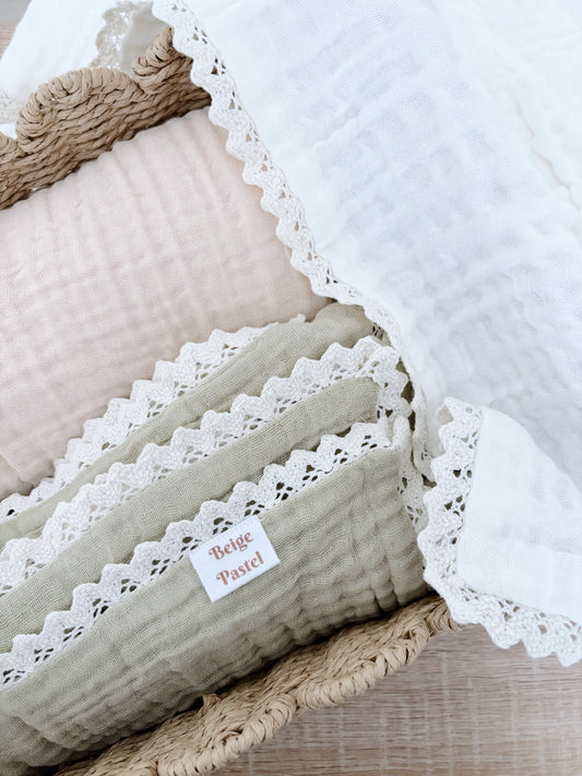 Couverture à  personnaliser en gaze de coton