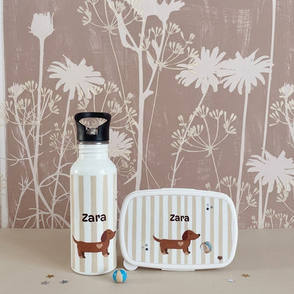 Kit Gourde inox 600 ml & Lunchbox  Enfant personnalisables